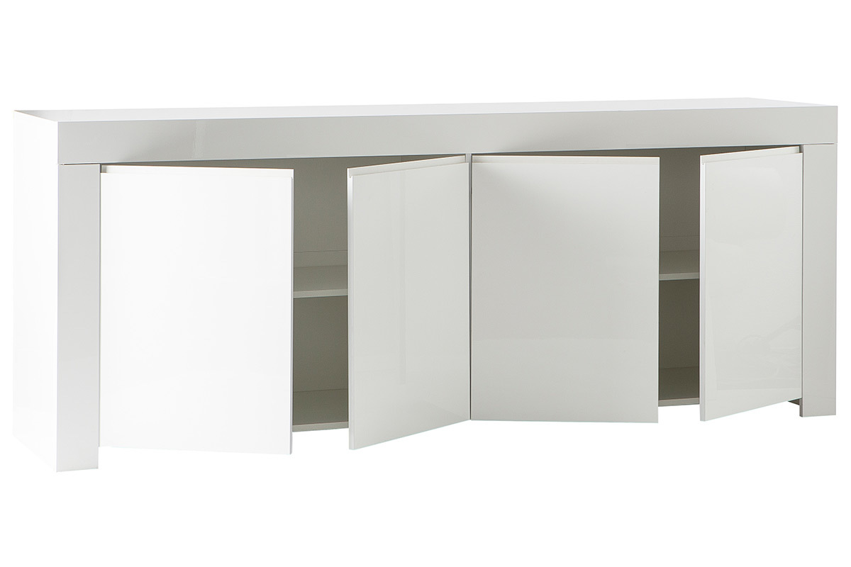 Buffet design 4 ante laccato bianco ERIA