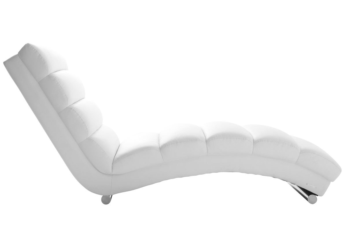 Chaise longue / poltrona design bianco TAYLOR