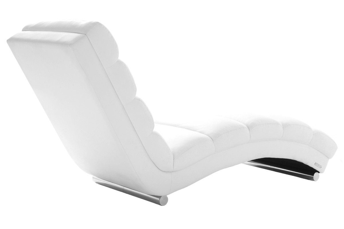 Chaise longue / poltrona design bianco TAYLOR