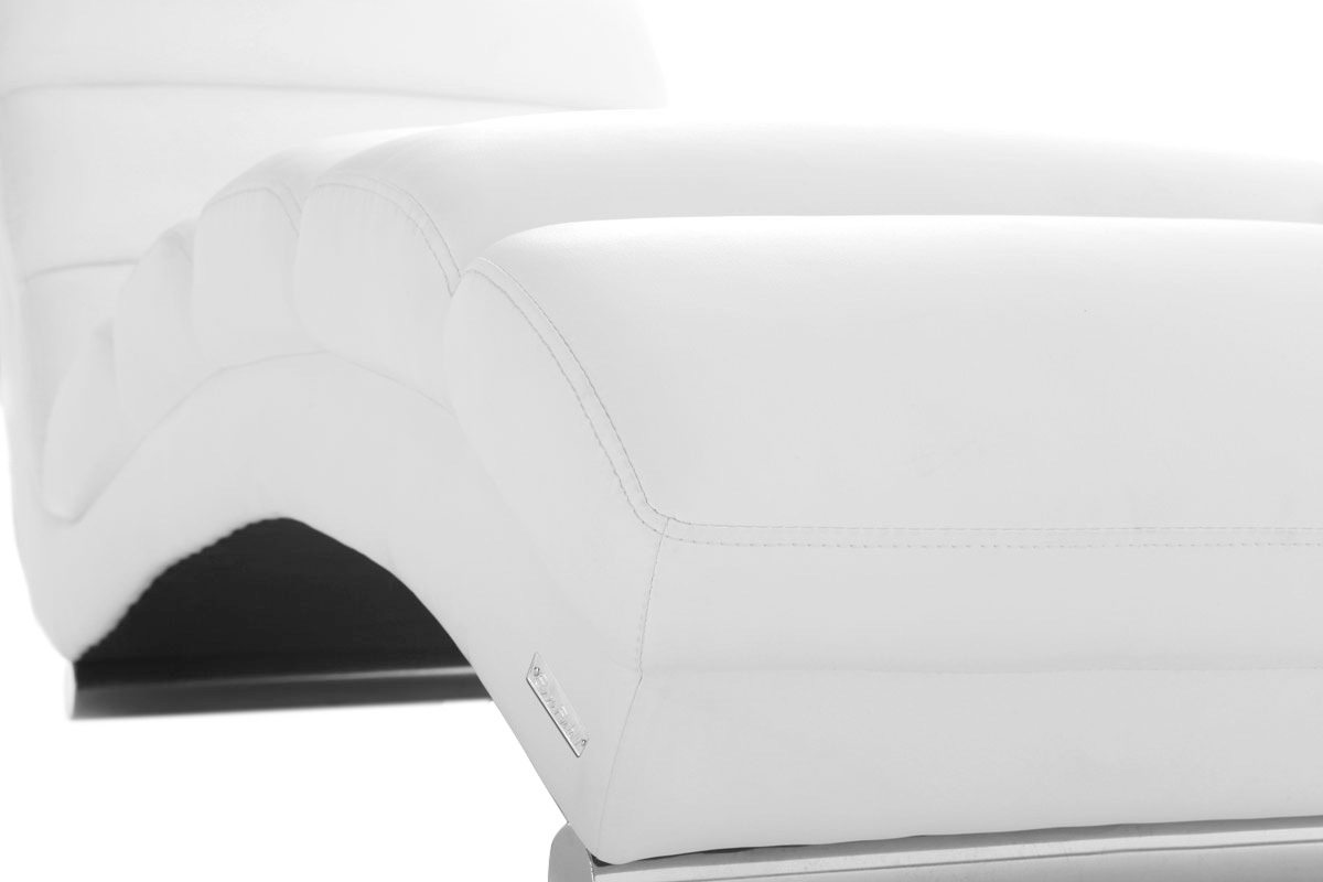 Chaise longue / poltrona design bianco TAYLOR