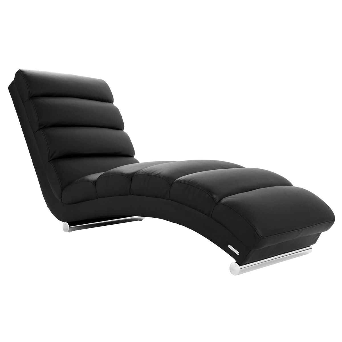 Chaise longue / poltrona design nero TAYLOR