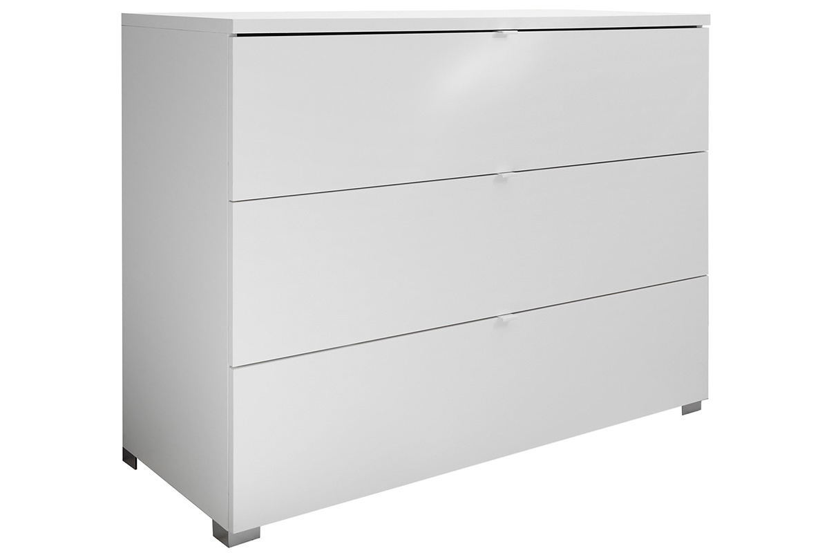 Com design 3 cassetti bianco opaco L104 cm LALY