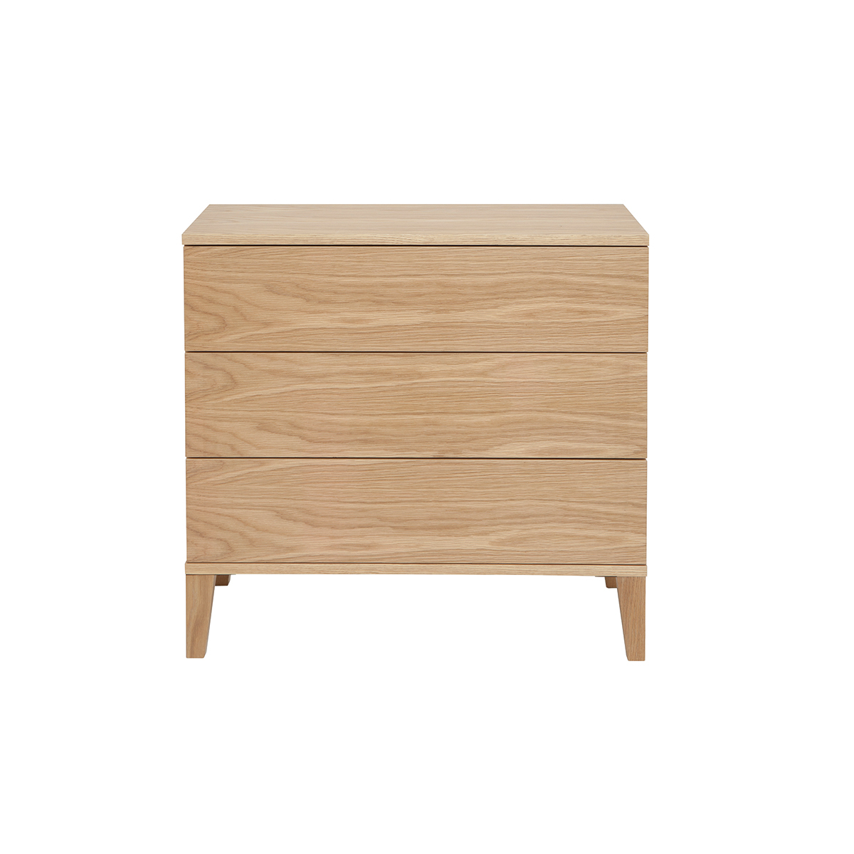 Comò scandinavo 3 cassetti legno chiaro FREDDY