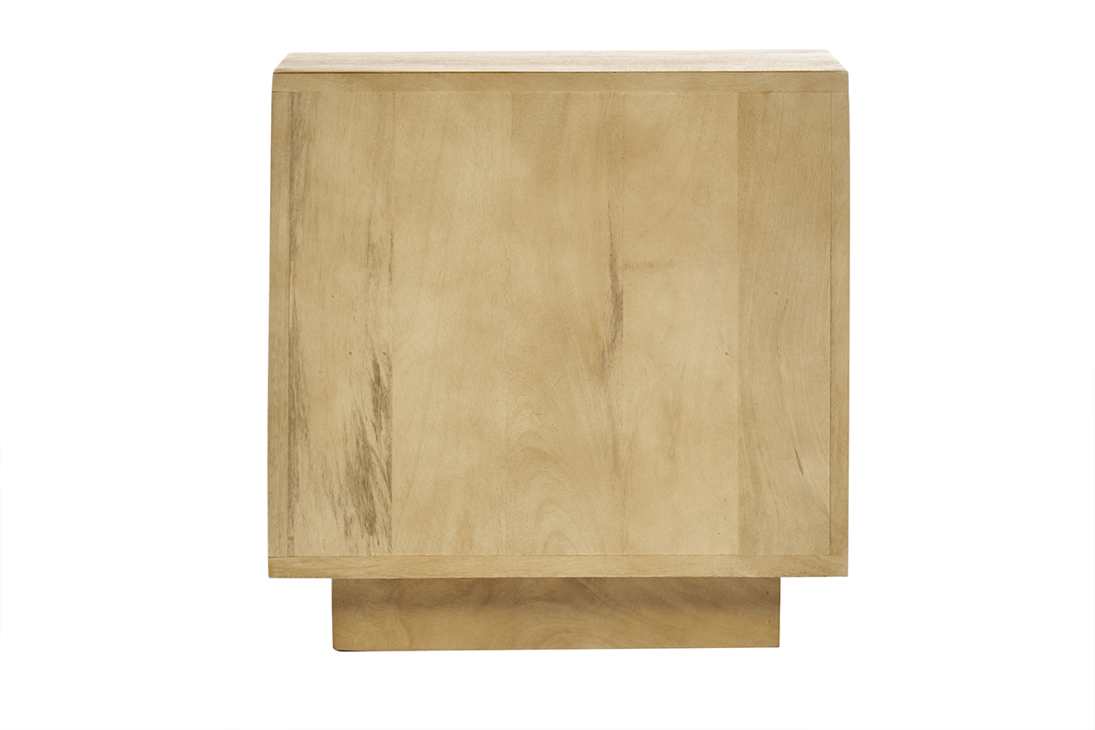 Comodino con cassetto in legno massello di mango L45 MATCHA