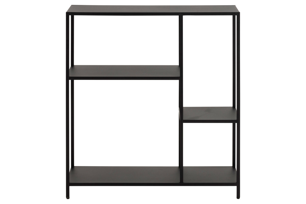 Console di design in metallo nero L80 cm PODIUM