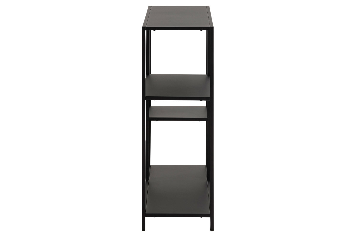 Console di design in metallo nero L80 cm PODIUM