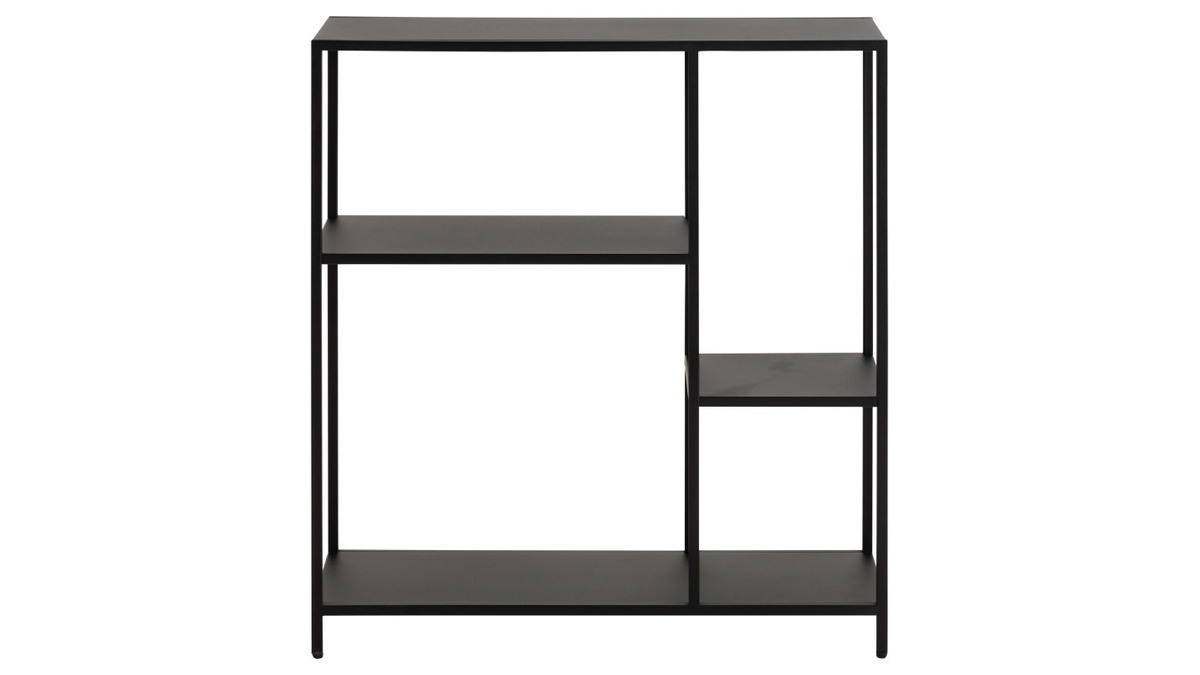 Console di design in metallo nero L80 cm PODIUM