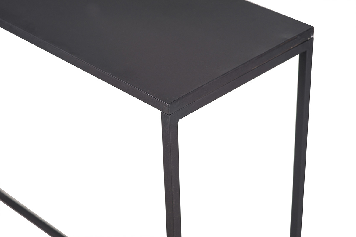 Console industriale in metallo Nero L100 cm KARL