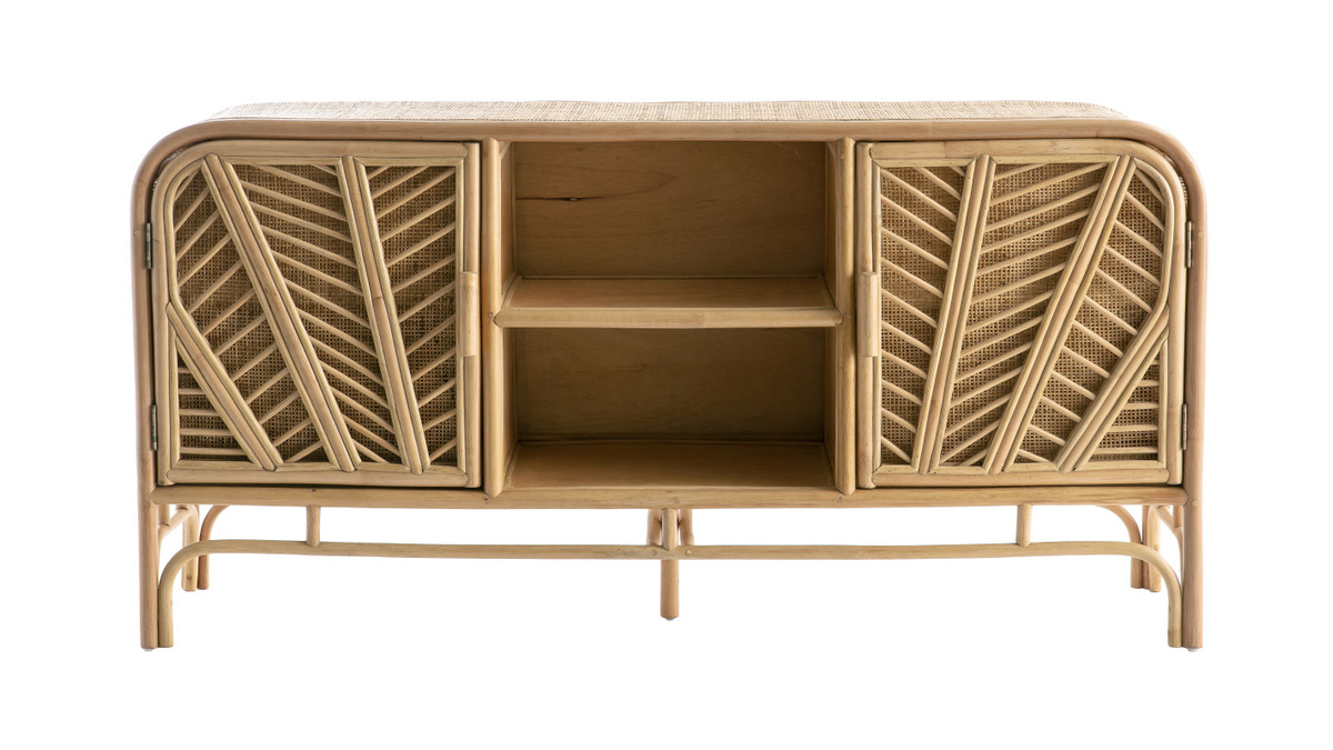 Credenza 2 ante in rattan GALON