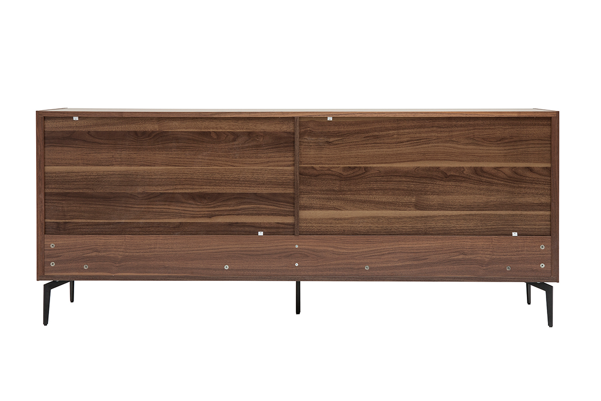 Credenza design impiallacciatura noce L180 cm BLISS