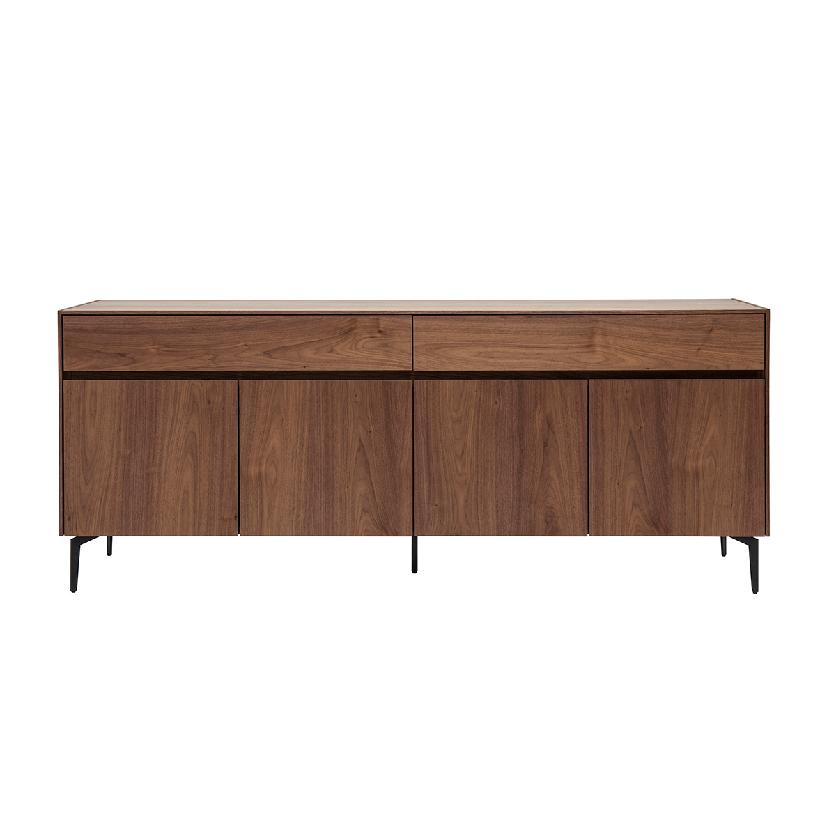 Credenza design impiallacciatura noce L180 cm BLISS