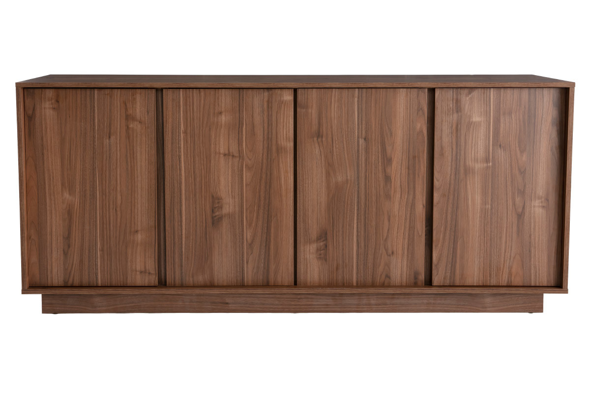 Credenza di design effetto noce L180 cm COMO