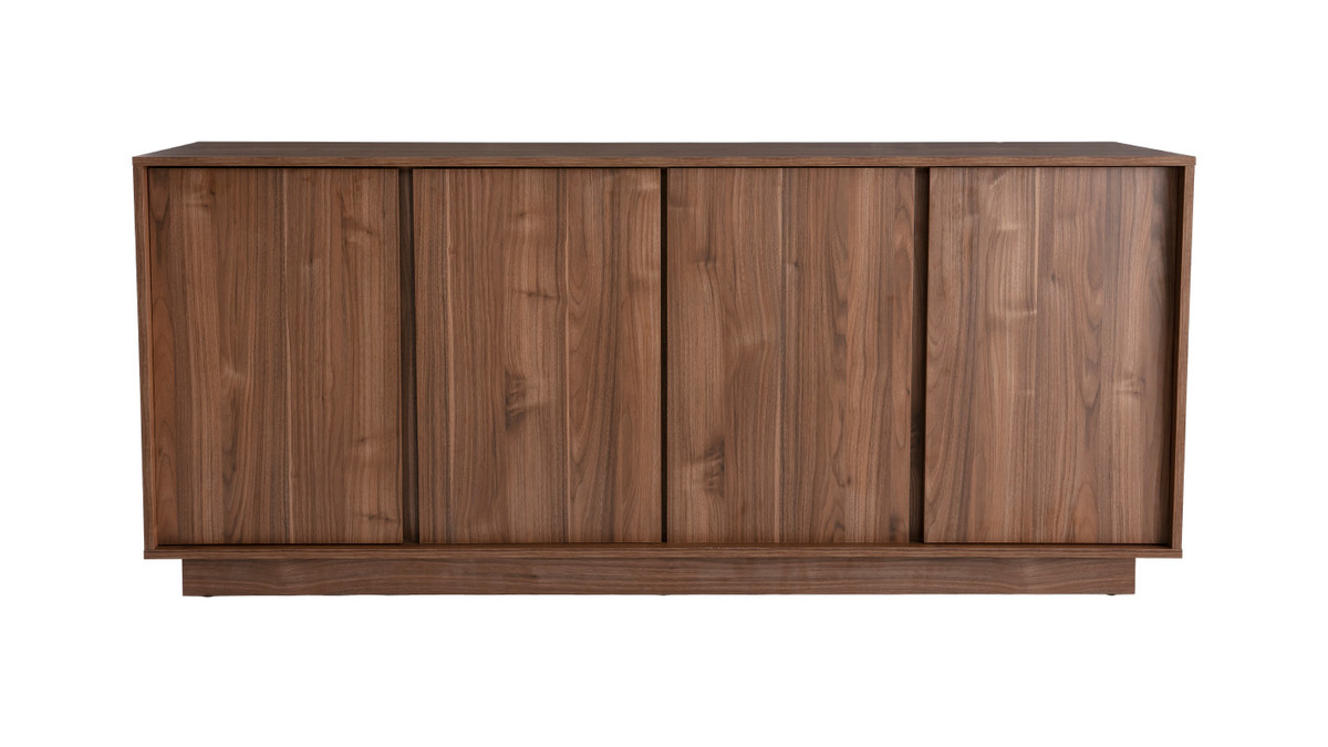 Credenza di design effetto noce L180 cm COMO