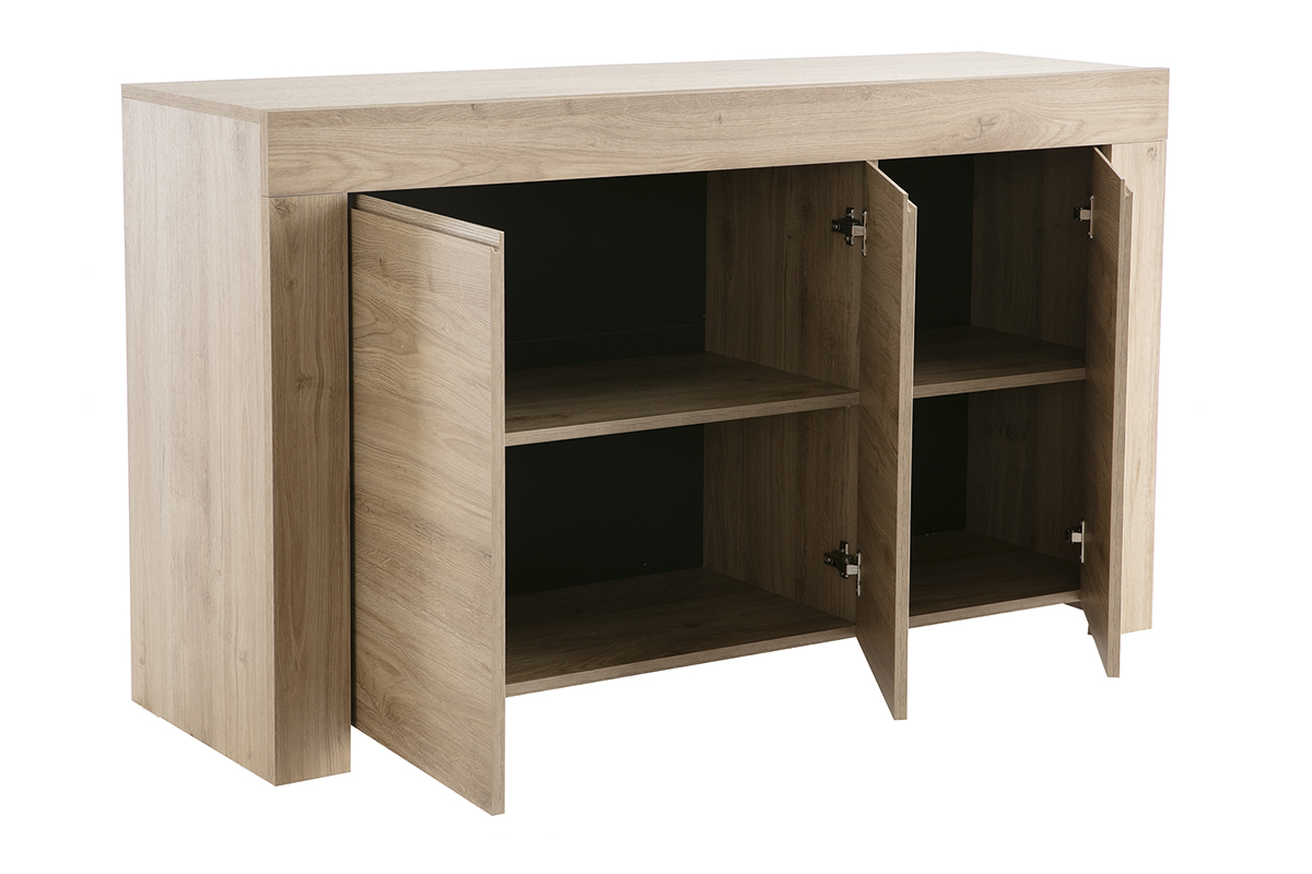 Credenza di design effetto rovere L138 cm TINO