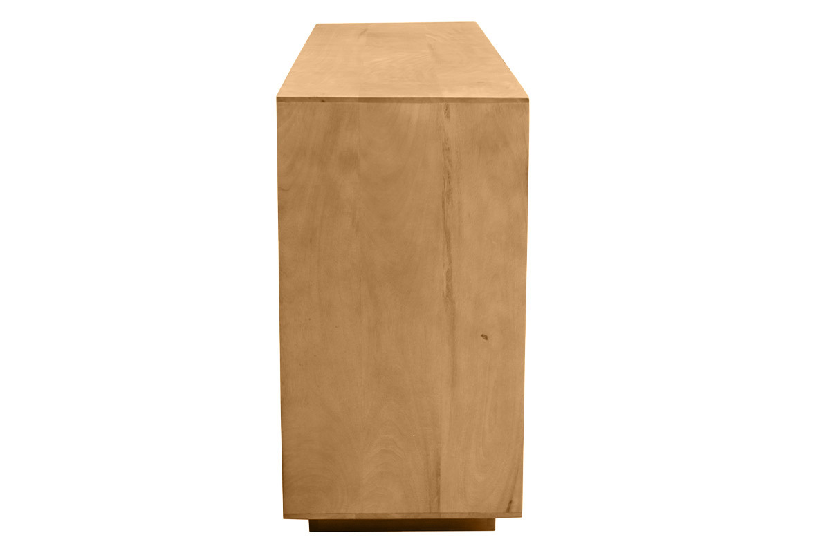 Credenza in legno massello di manghime 3 ante L160 cm MATCHA