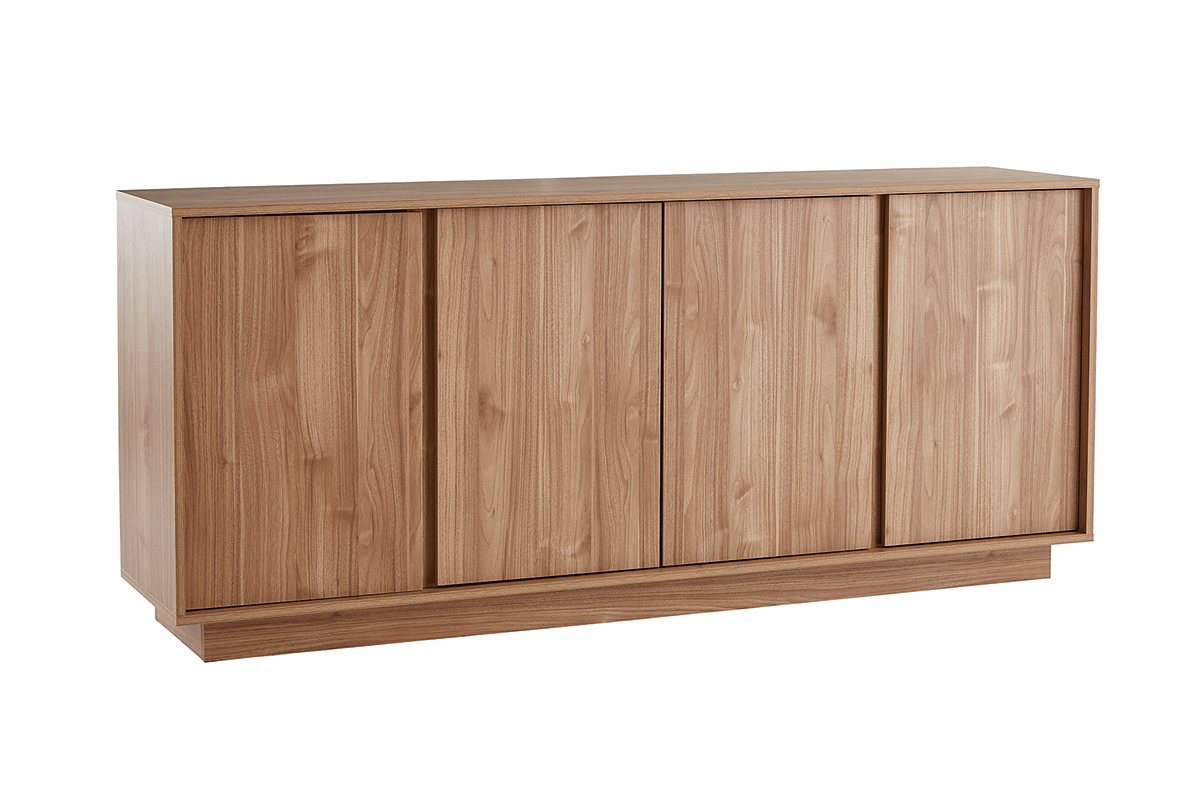 Credenza scandinava 4 ante finitura rovere L180 cm COMO