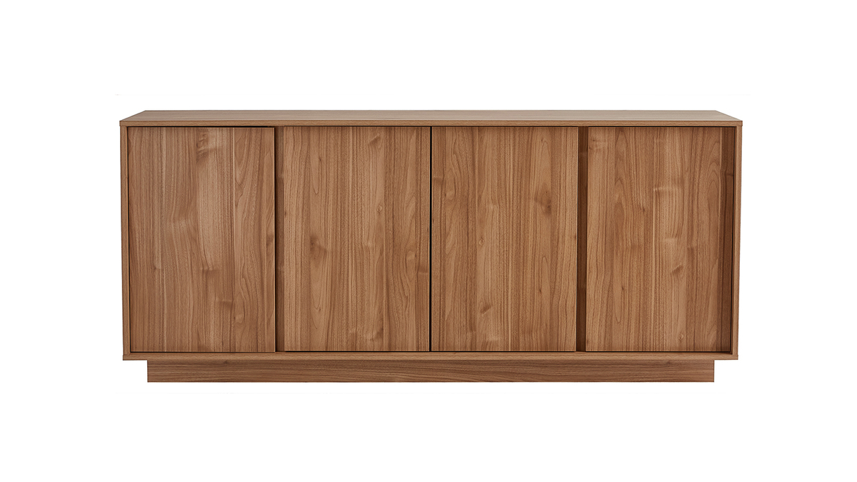 Credenza scandinava 4 ante finitura rovere L180 cm COMO