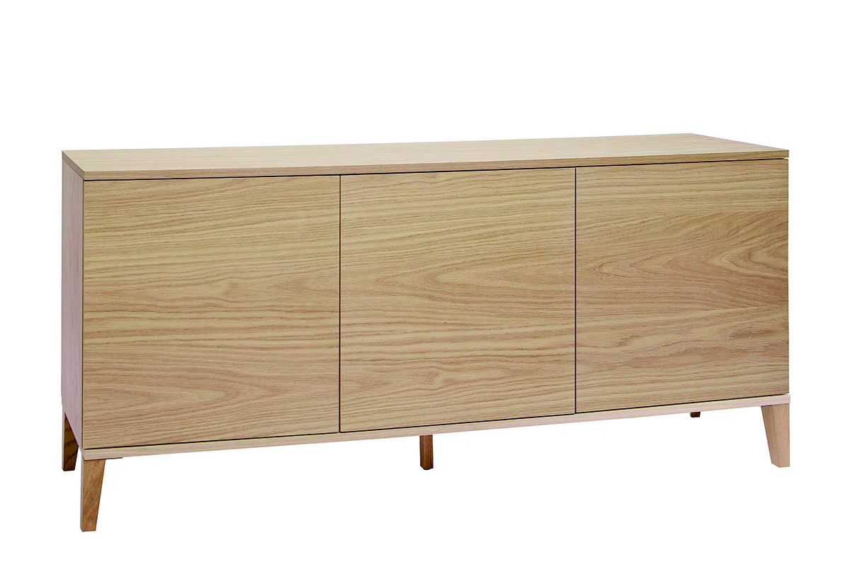 Credenza scandinava legno chiaro L180 cm FREDDY