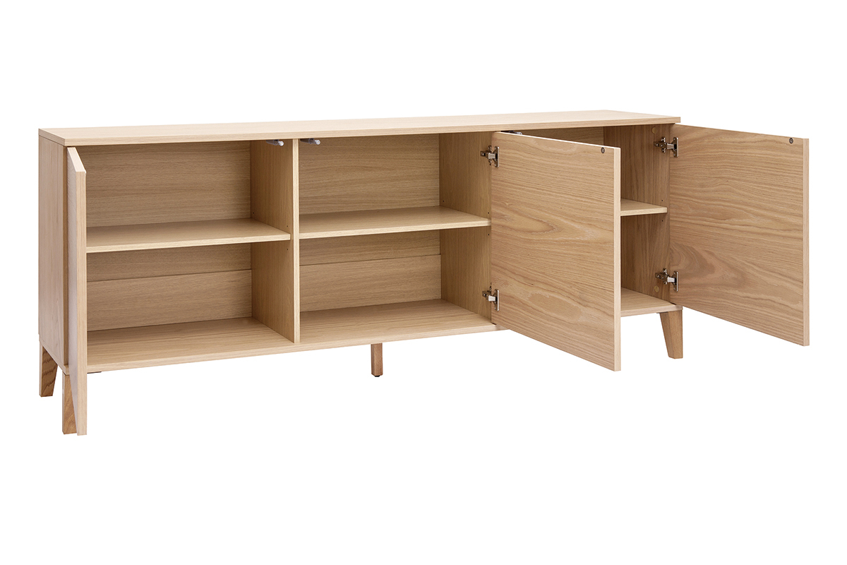 Credenza scandinava legno chiaro L180 cm FREDDY