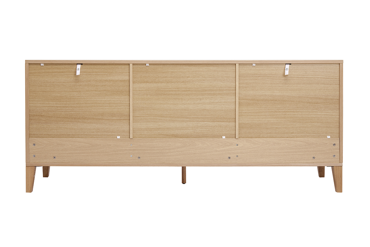 Credenza scandinava legno chiaro L180 cm FREDDY