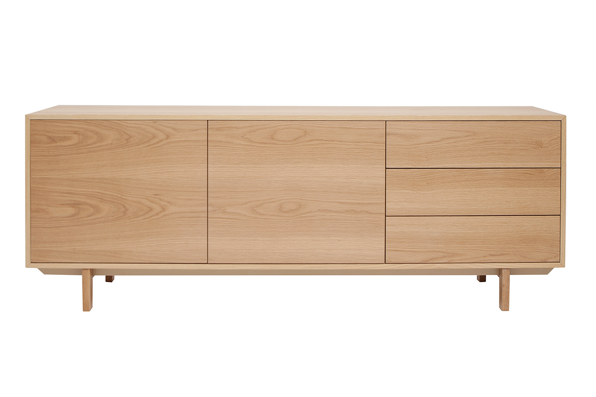 Credenza scandinava legno chiaro L195 cm SID