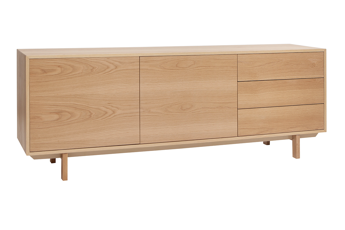 Credenza scandinava legno chiaro L195 cm SID