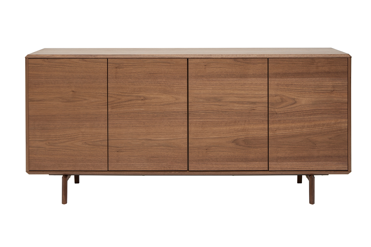 Credenza vintage 4 ante in legno scuro L160 SUVA