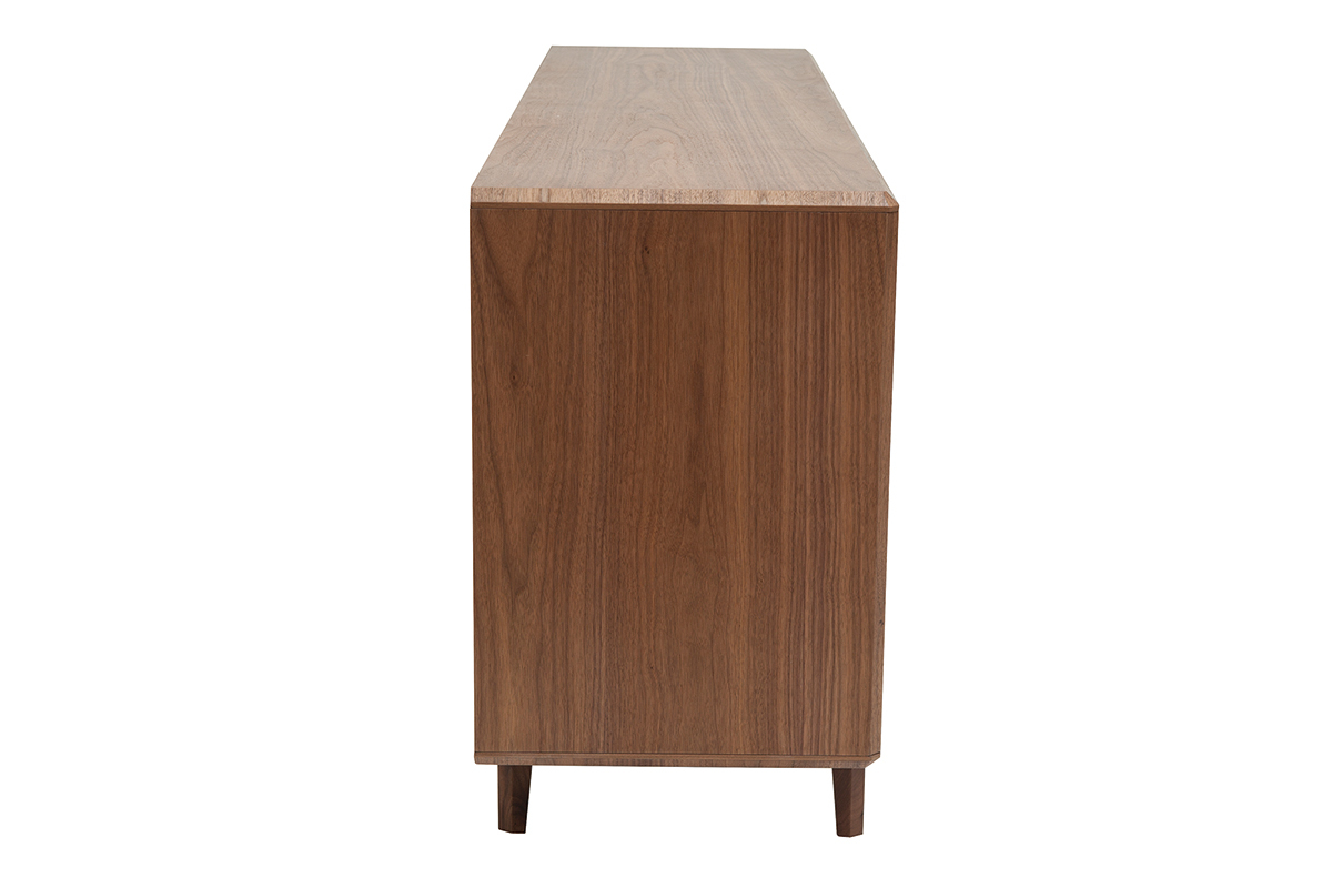 Credenza vintage 4 ante in legno scuro L160 SUVA