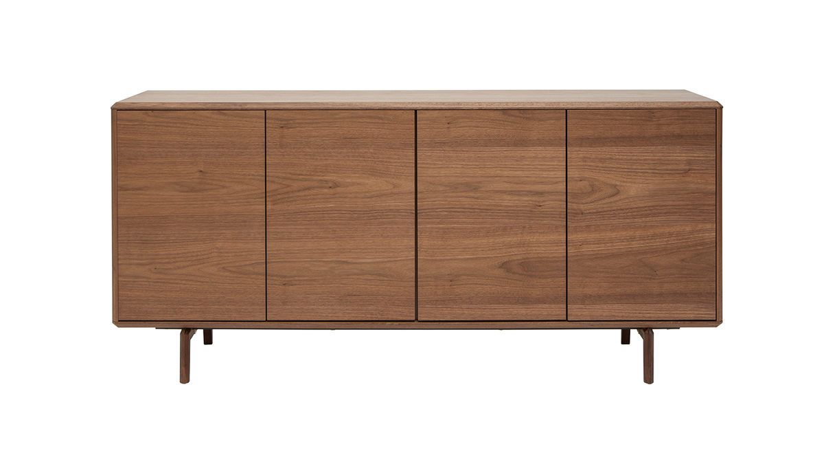 Credenza vintage 4 ante in legno scuro L160 SUVA