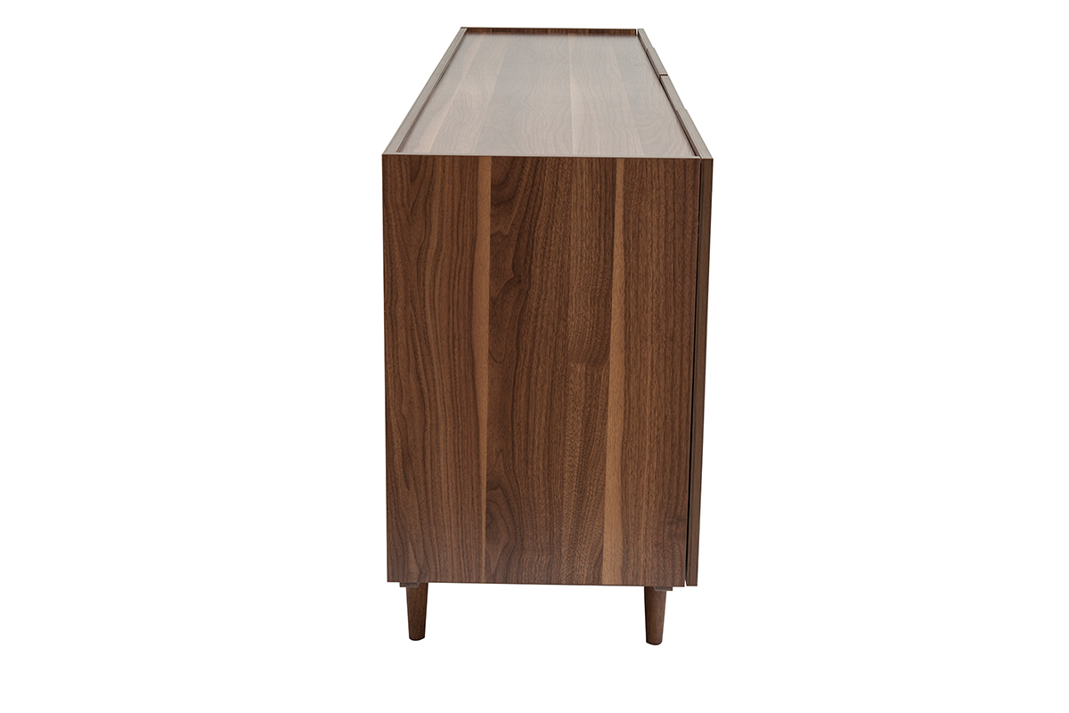 Credenza vintage 4 ante in legno scuro L180 cm SANAA