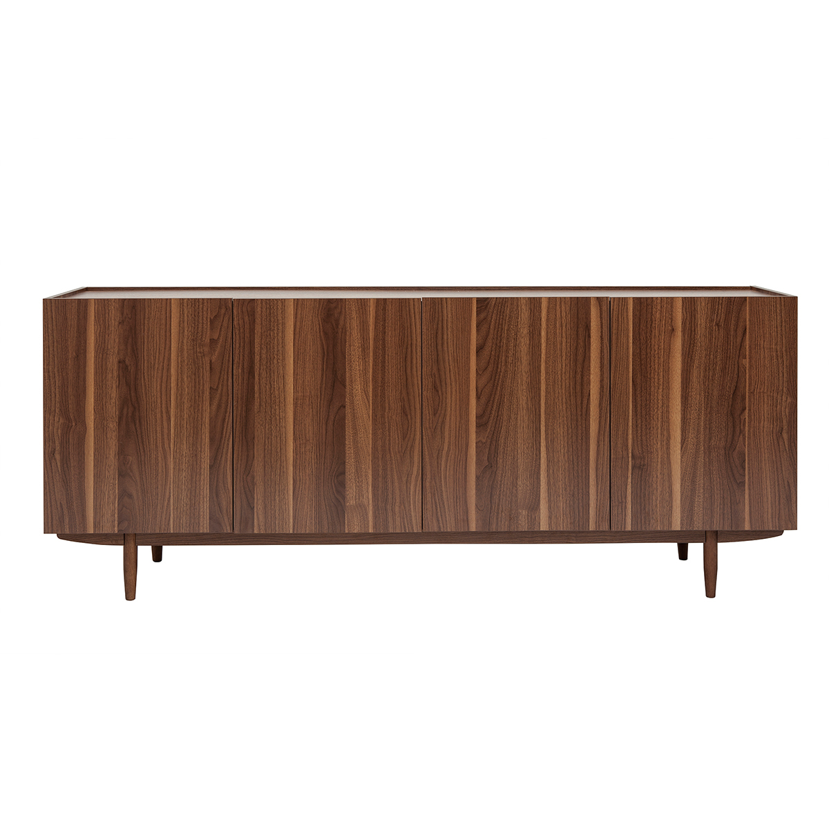 Credenza vintage 4 ante in legno scuro L180 cm SANAA