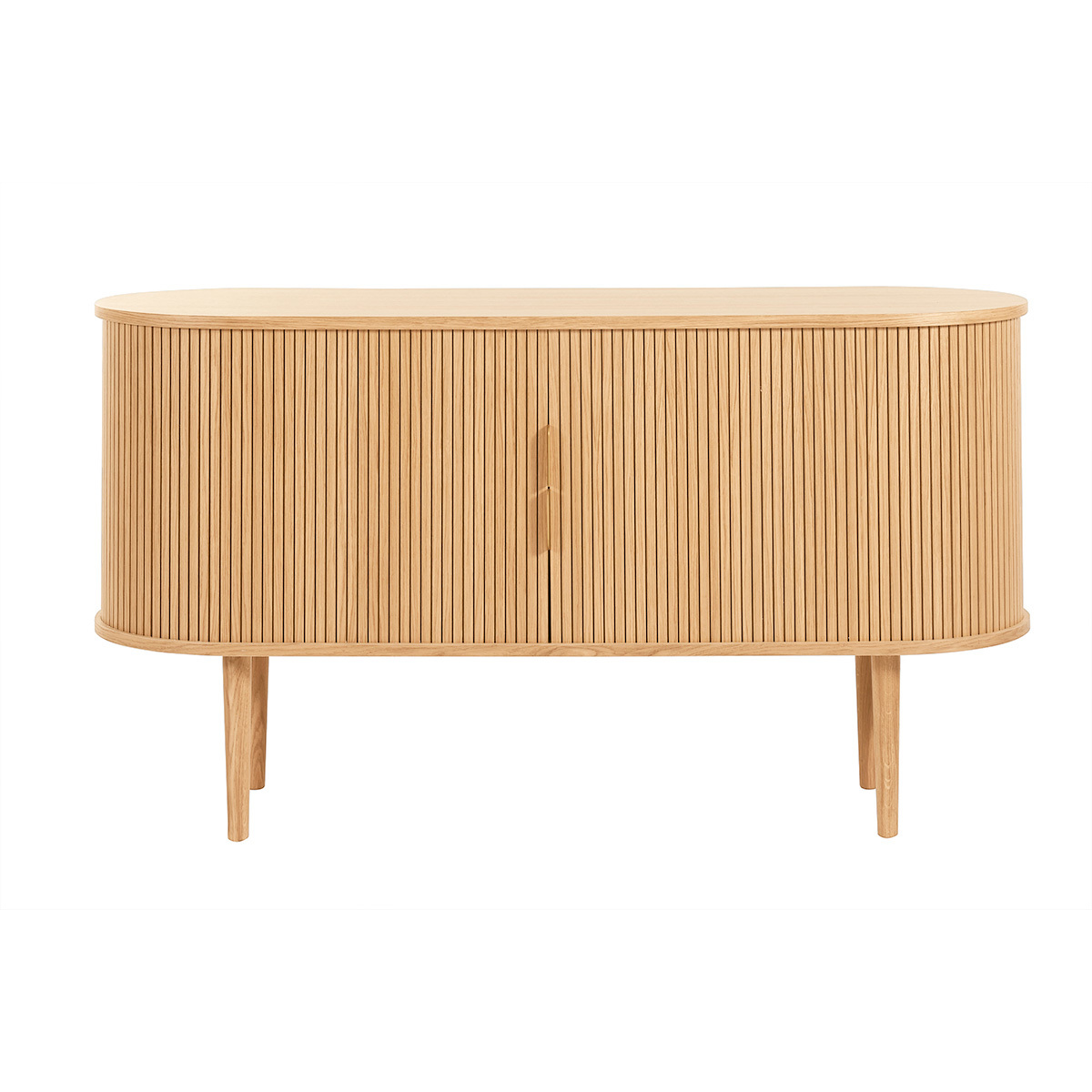 Credenza vintage in legno chiaro 2 ante scorrevoli L138 cm EPIC