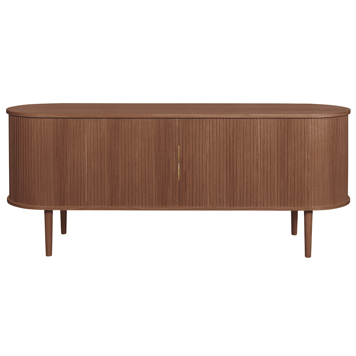 Credenza vintage in legno scuro 2 ante scorrevoli L160 cm EPIC