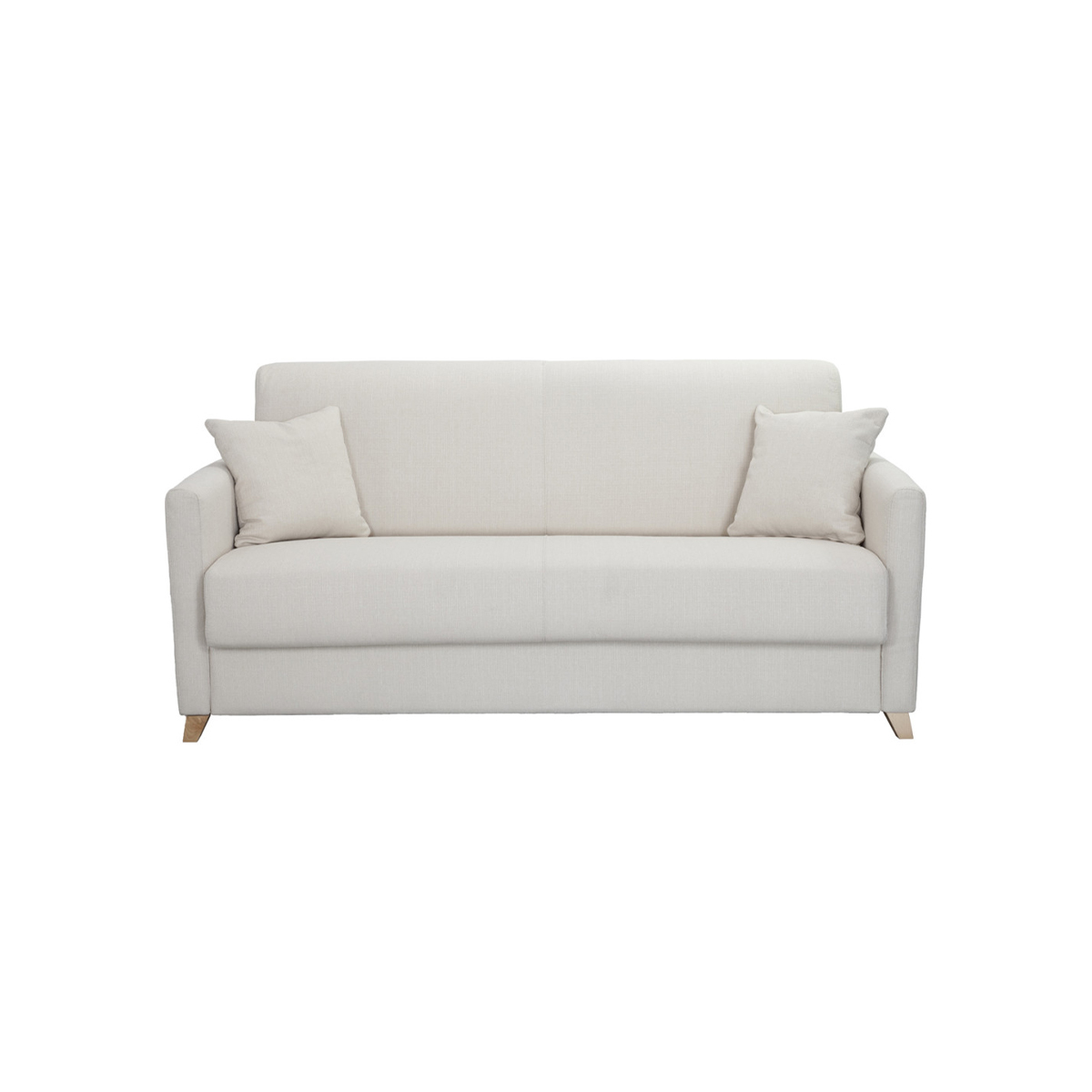 Divano convertibile 3 posti scandinavo beige SKANDY