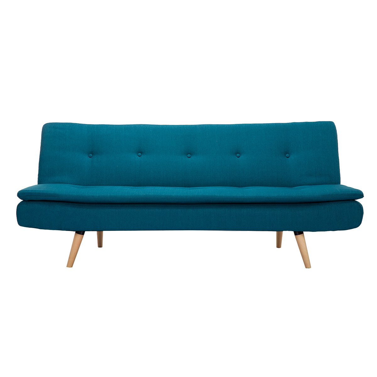 Divano convertibile design scandinavo 3 posti blu anatra SENSO