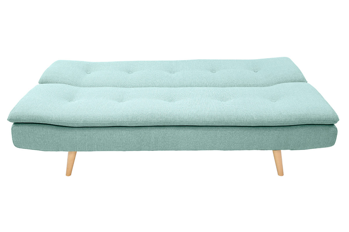 Divano convertibile design scandinavo 3 posti blu laguna SENSO