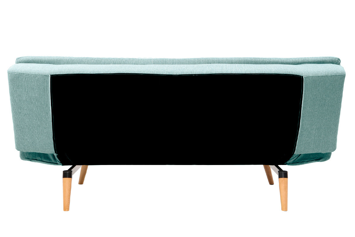 Divano convertibile design scandinavo 3 posti blu laguna SENSO