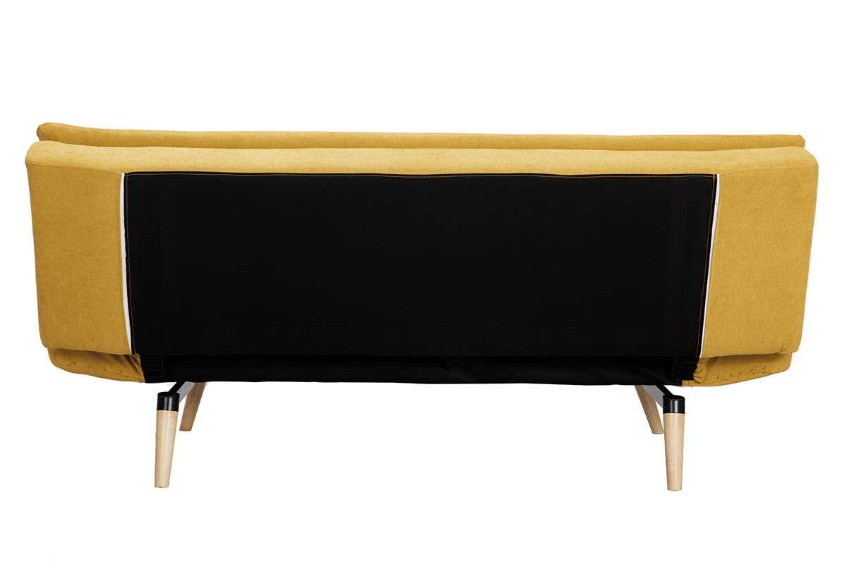 Divano convertibile design scandinavo 3 posti giallo SENSO