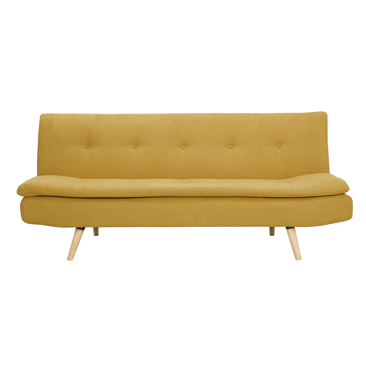 Divano convertibile design scandinavo 3 posti giallo SENSO