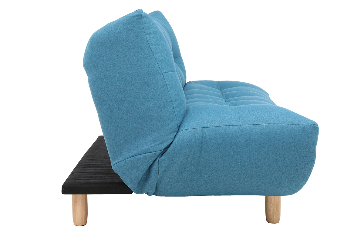 Divano convertibile design scandinavo blu anatra YUMI