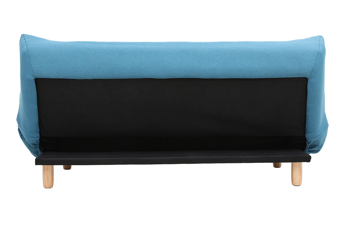 Divano convertibile design scandinavo blu anatra YUMI