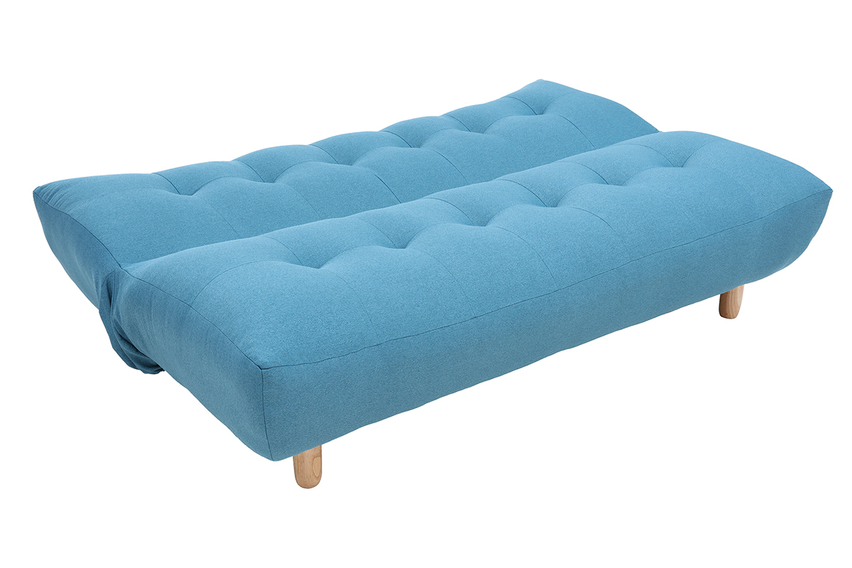 Divano convertibile design scandinavo blu anatra YUMI