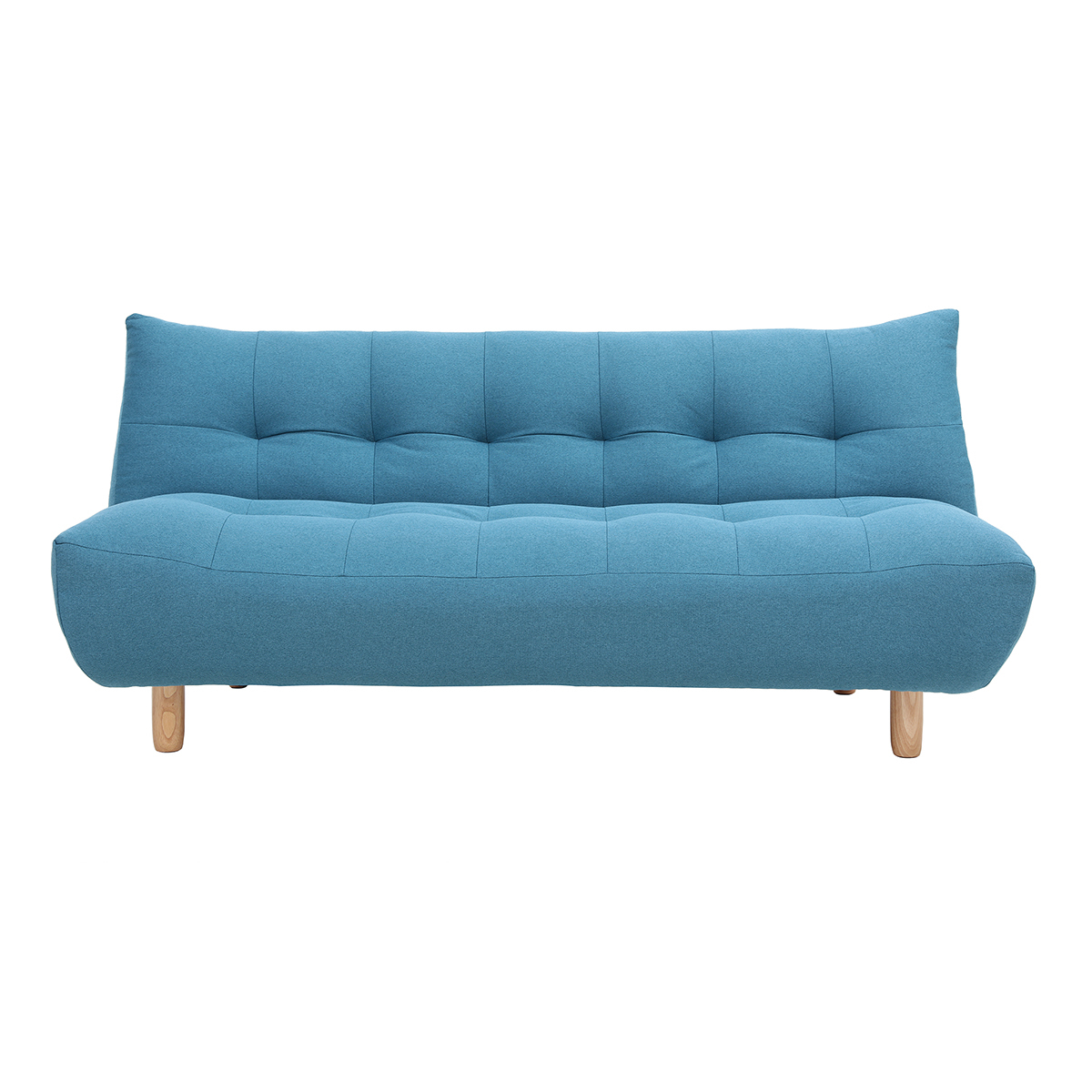 Divano convertibile design scandinavo blu anatra YUMI