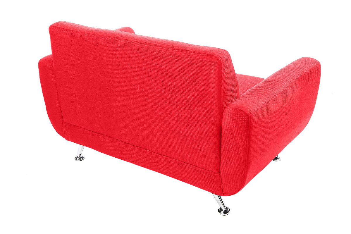 Divano design 2 posti rosso PURE