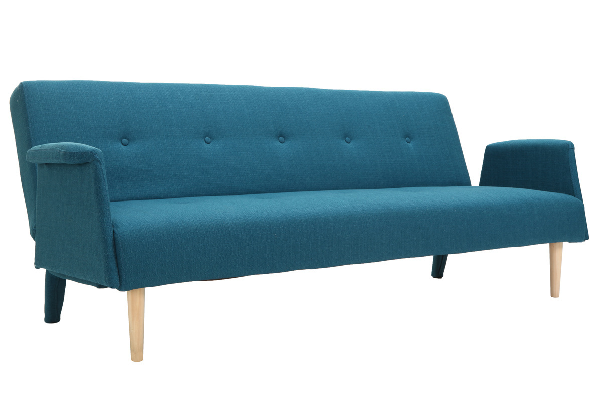 Divano design convertibile blu OSCAR