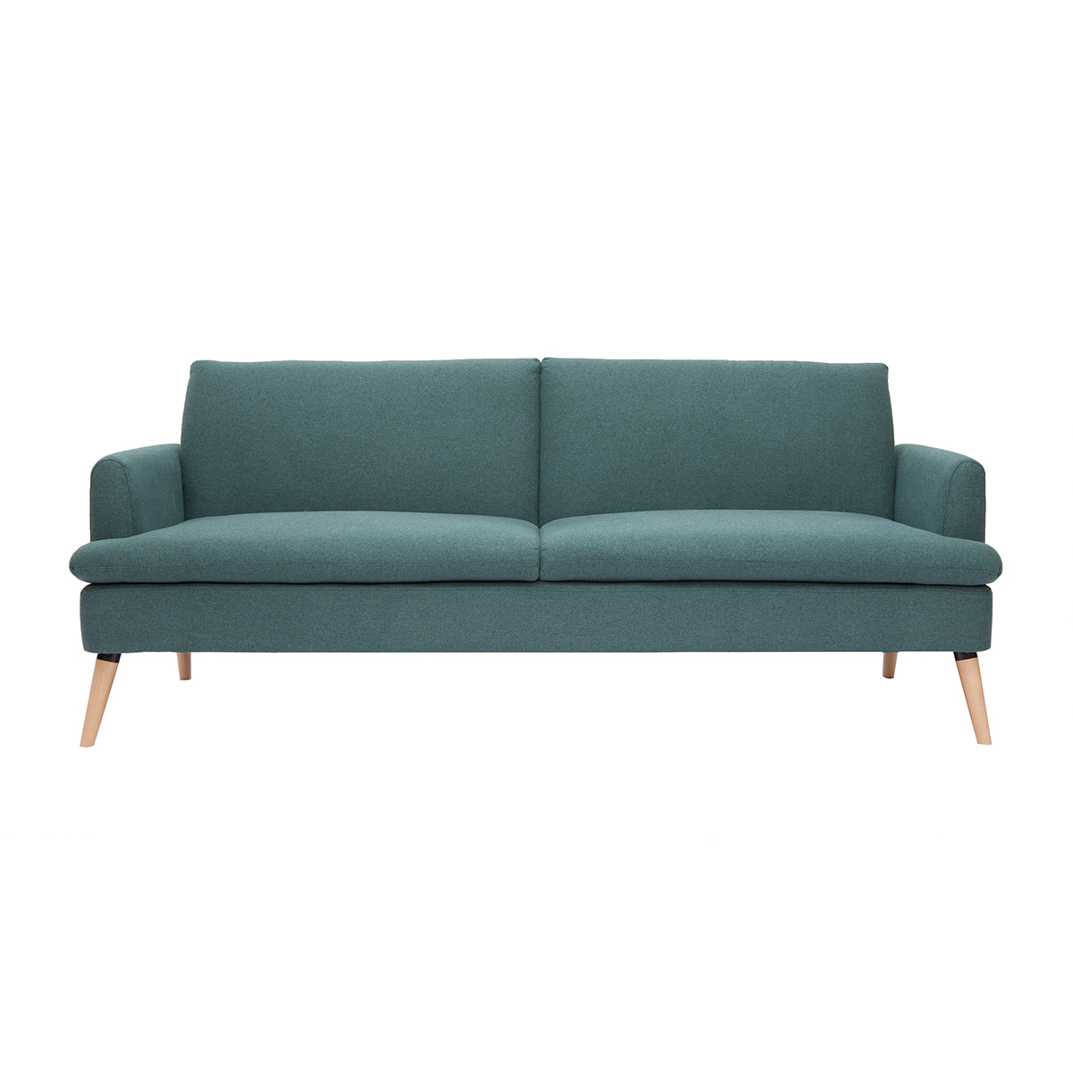 Divano letto scandinavo 3 posti verde STEWART