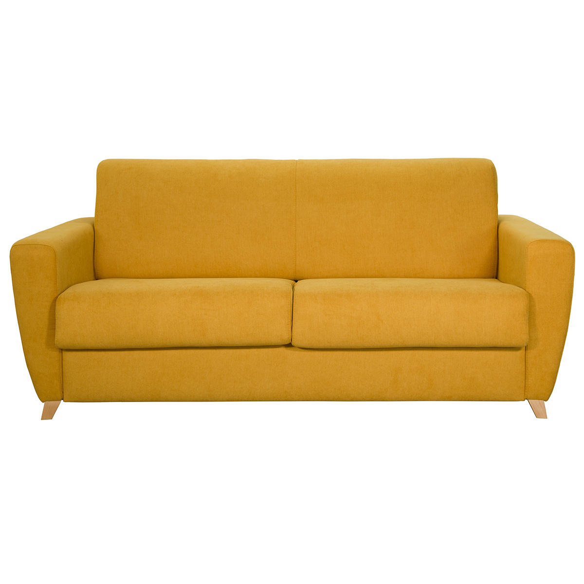 Divano letto scandinavo giallo senape GRAHAM