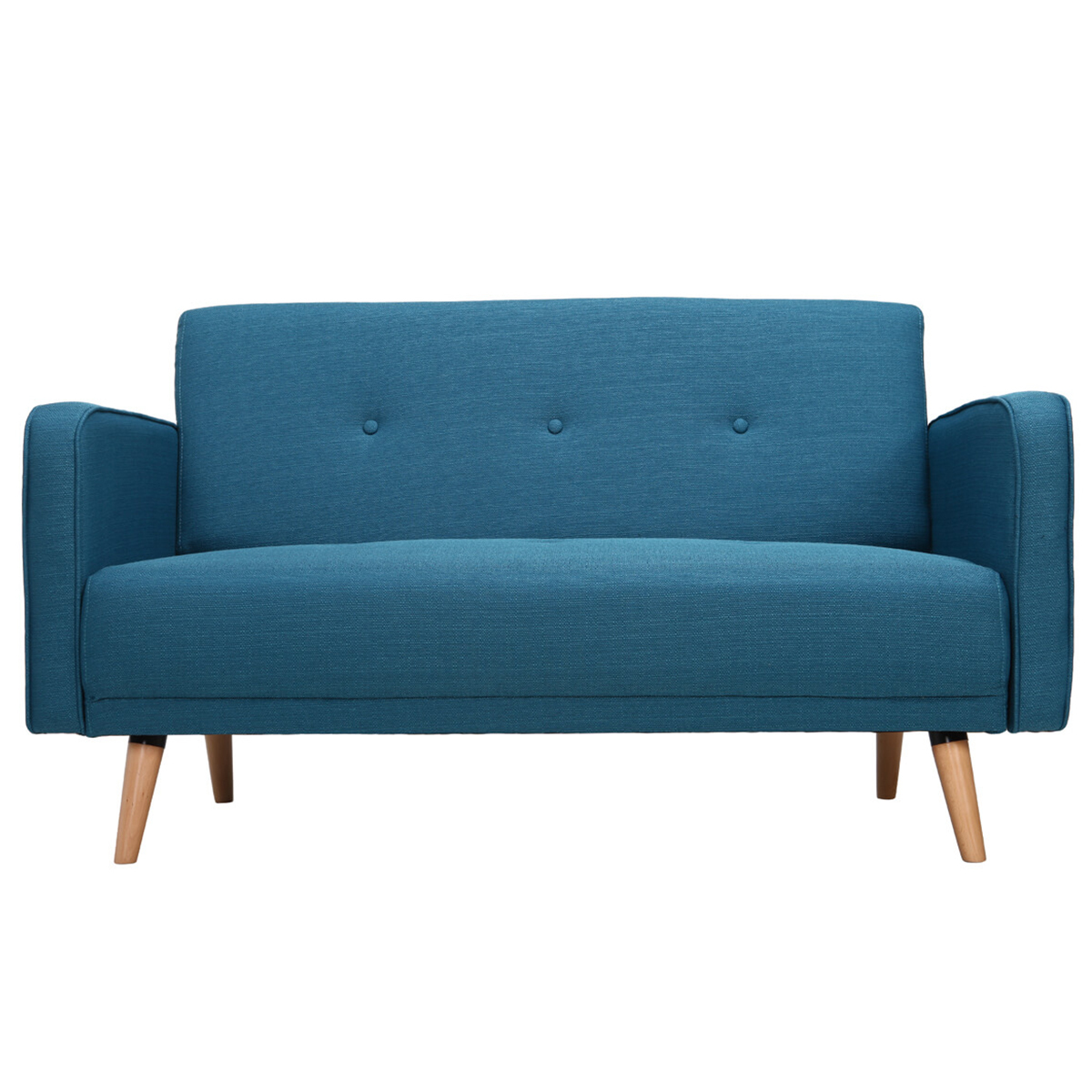 Divano scandinavo 2 posti blu anatra ULLA