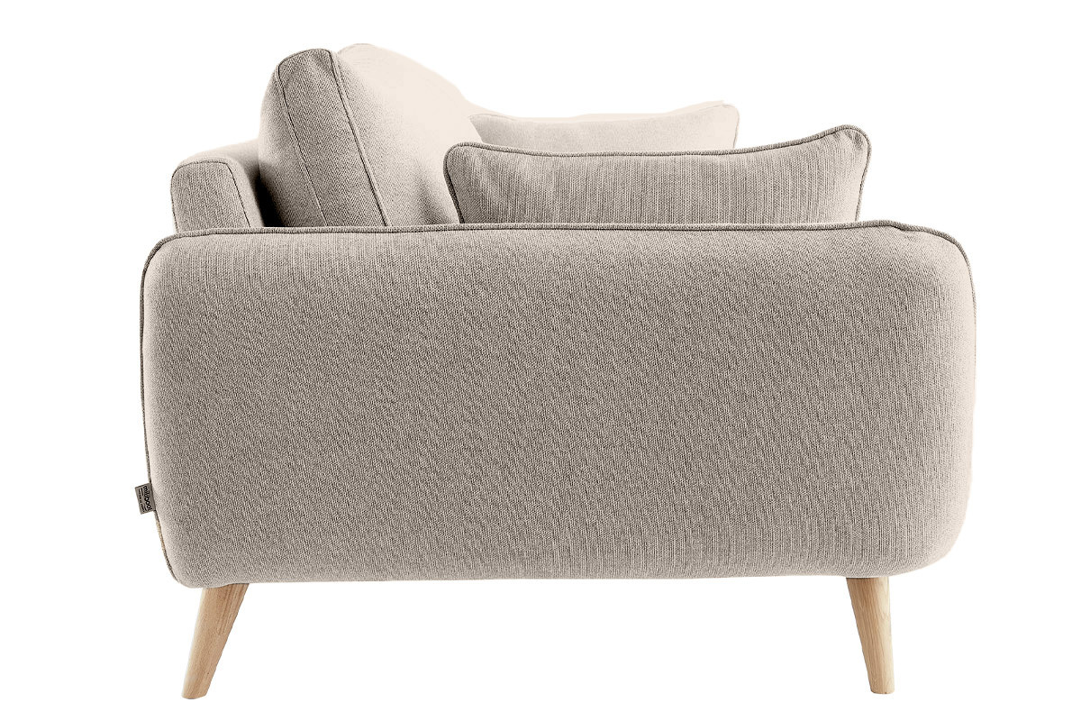 Divano scandinavo 3 posti beige CREEP