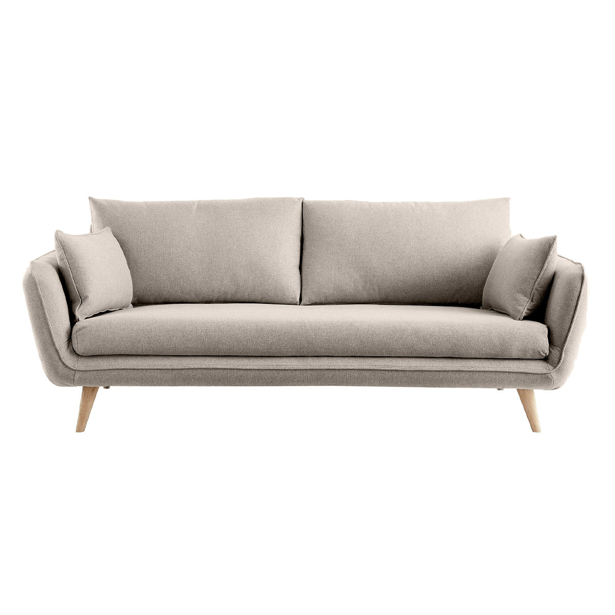 Divano scandinavo 3 posti beige CREEP